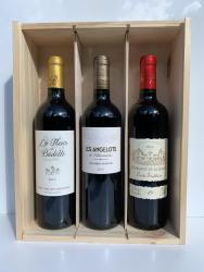 Wijnkist 3fl Bordeaux